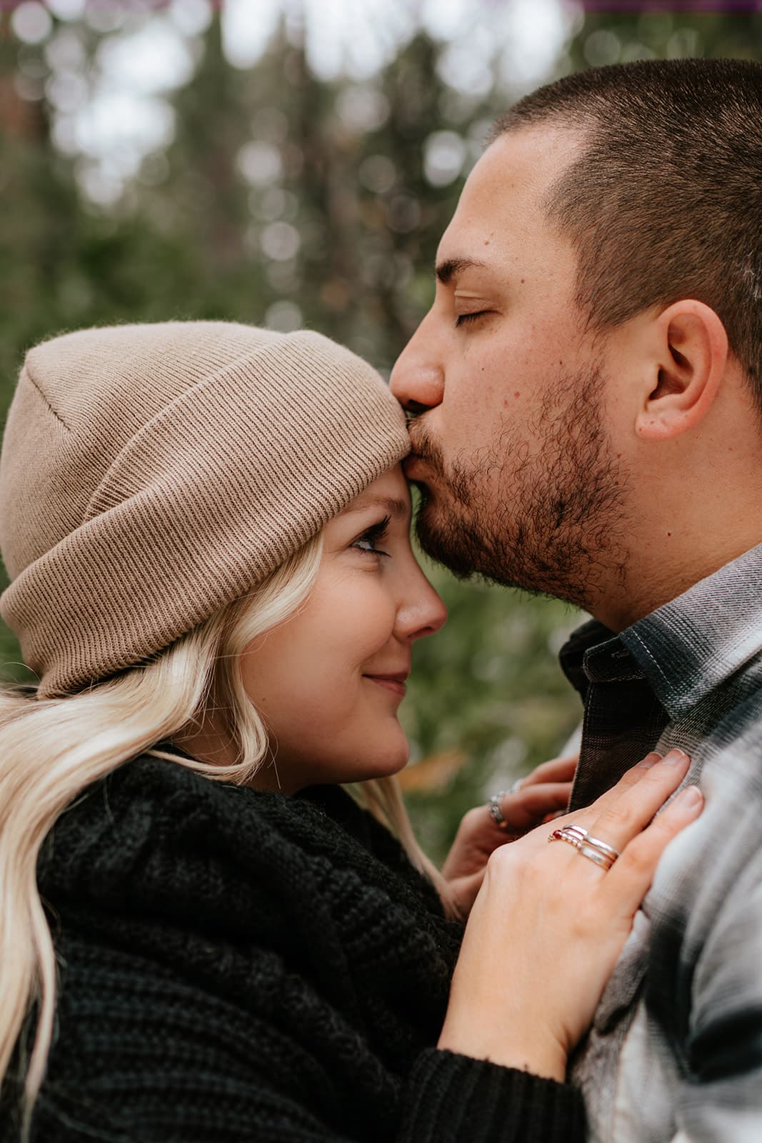 Intimate couple portrait