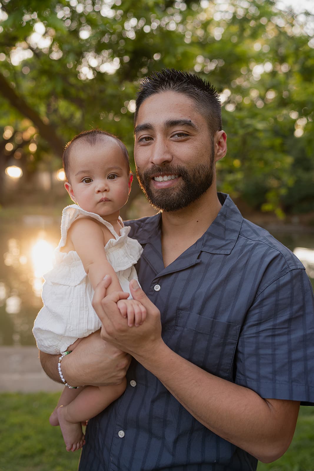 Family portrait in natural light