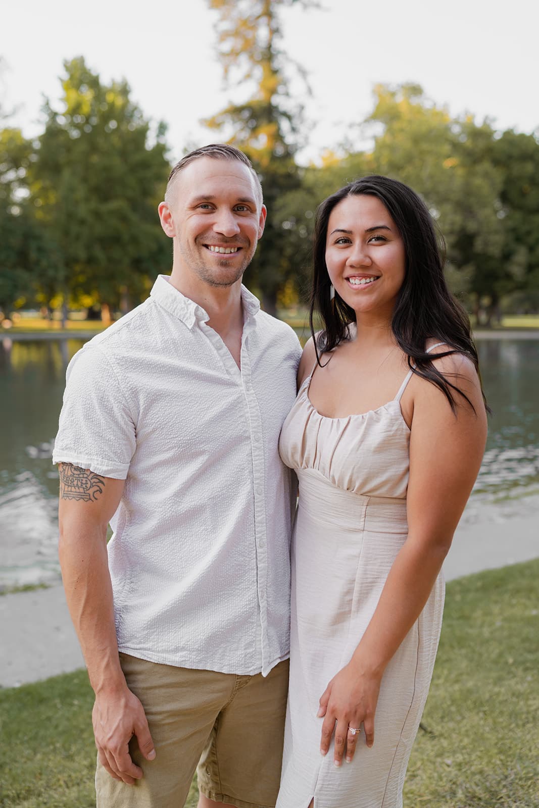 Family portrait in natural light