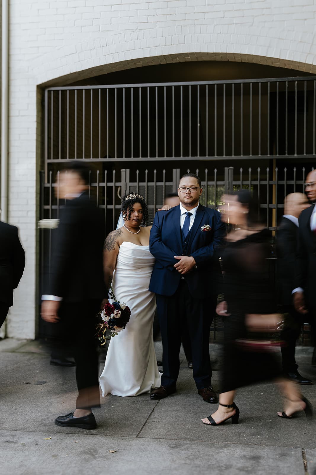 Family portrait in soft natural light