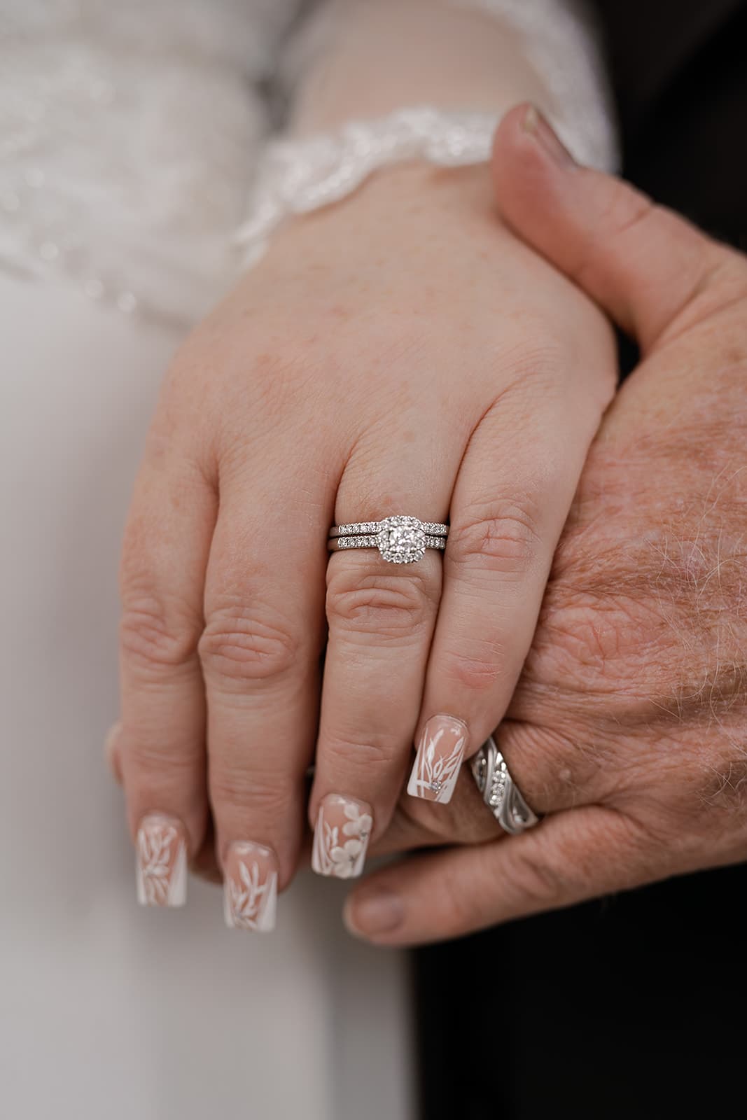 Family portrait, winter setting